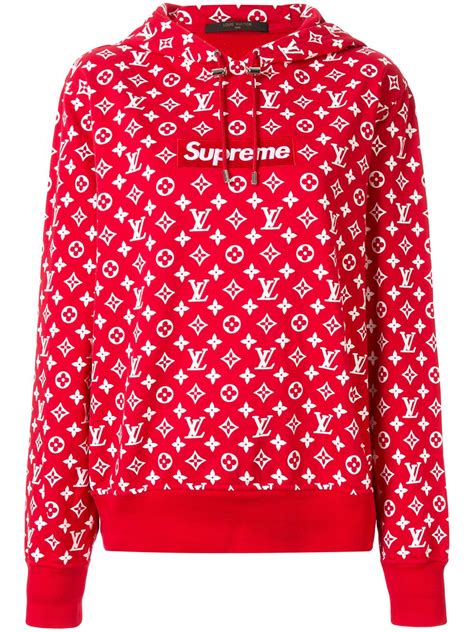 louis vuitton supreme hoodie youth|louis vuitton supreme red hoodie.